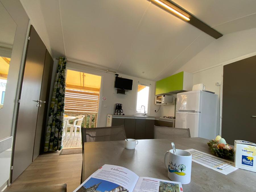 Mobilhome 6 personnes - Mobil-home Confort 31m² 2 chambres + TV 4/6 pers 10