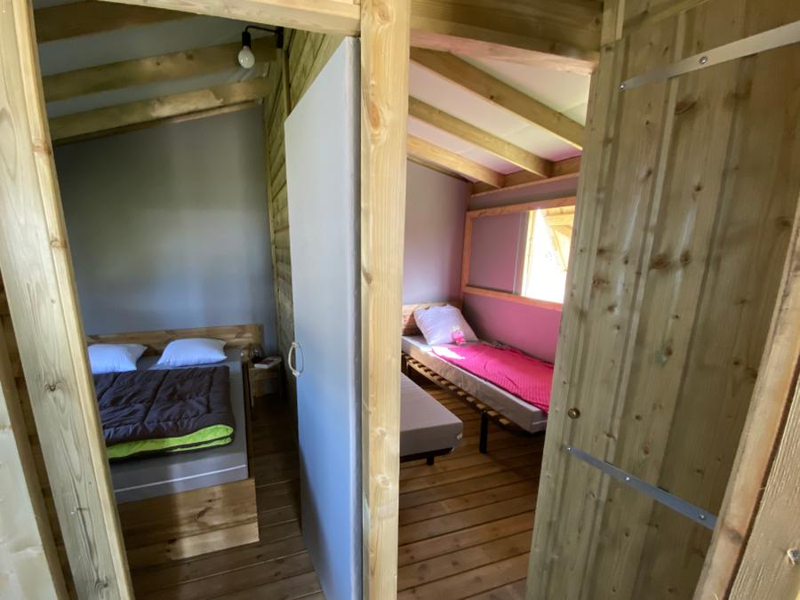 Lodge 4 personnes - Cabane lodge Sweet Flower Confort + 32m² 2 chambres 4 pers 7