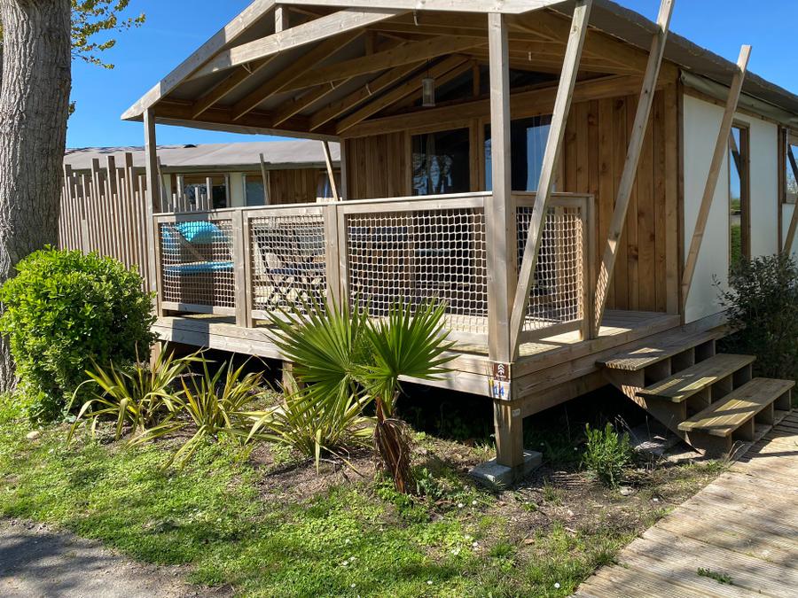 Lodge 4 personnes - Cabane lodge Sweet Flower Confort + 32m² 2 chambres 4 pers 16