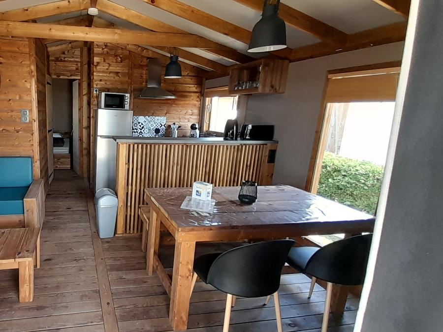 Lodge 4 personnes - Cabane lodge Sweet Flower Confort + 32m² 2 chambres 4 pers 13