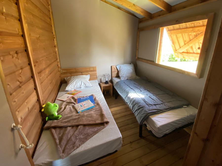 Lodge 4 personnes - Cabane lodge Sweet Flower Confort + 32m² 2 chambres 4 pers 18