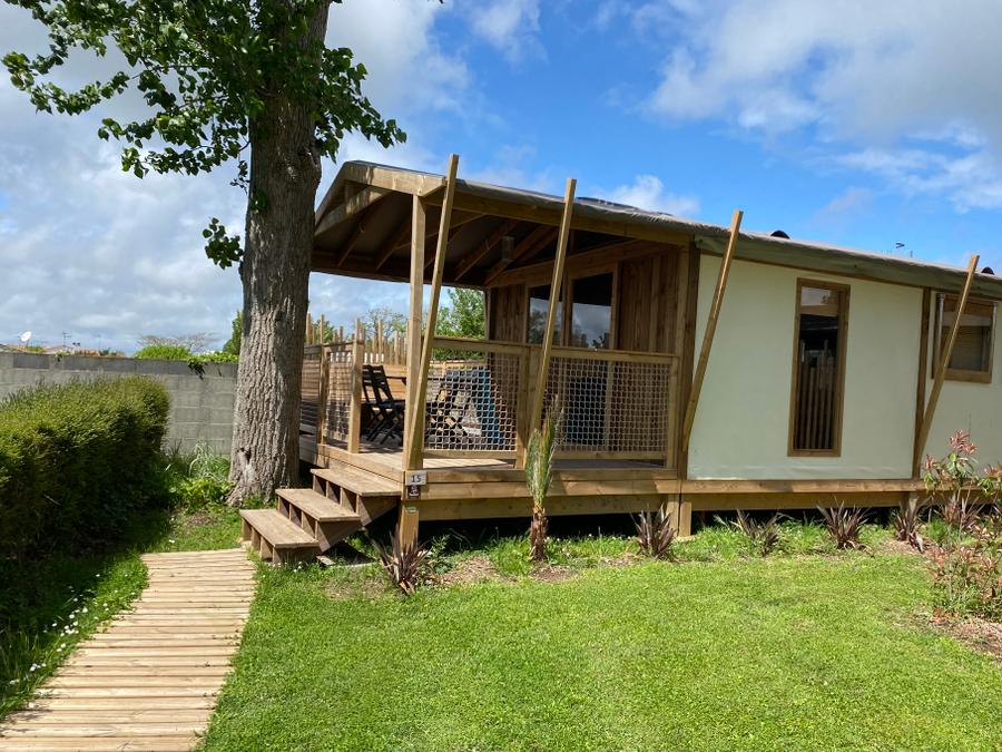 Lodge 4 personnes - Cabane lodge Sweet Flower Confort + 32m² 2 chambres 4 pers 12