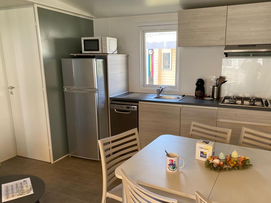 Mobilhome 8 personnes - Homeflower Premium 3 chambres 35m2 + TV + CLIM 6/8 pers 9