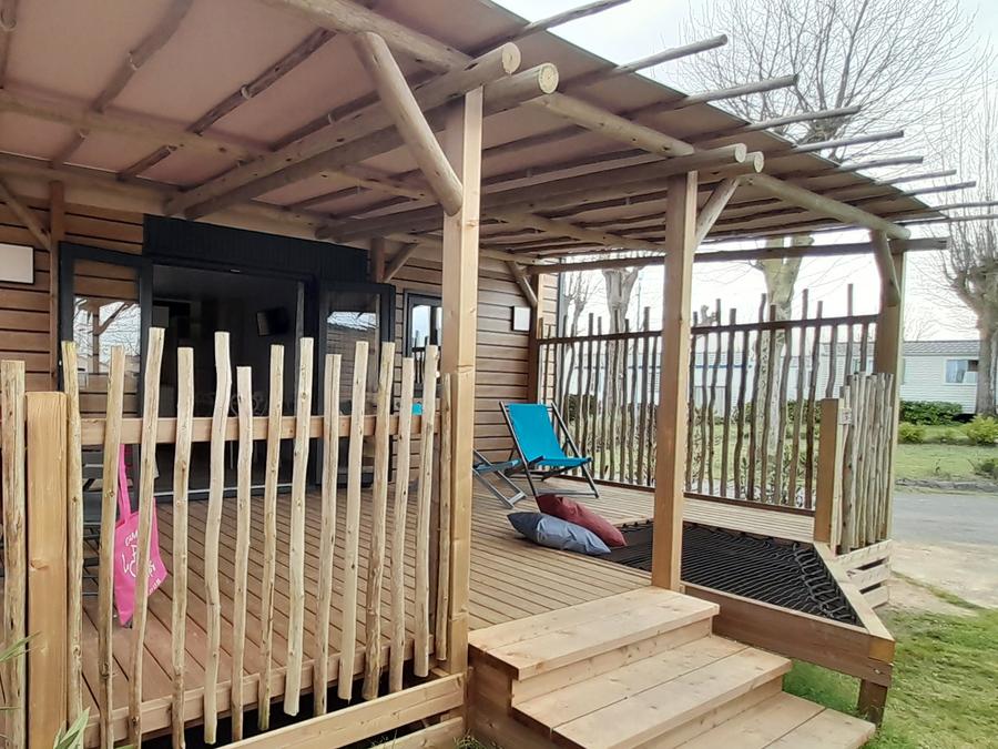 Mobilhome 4 personnes - Mobil-home Premium 2 chambres 32m² - 2 salles de bain + TV 4 pers 1