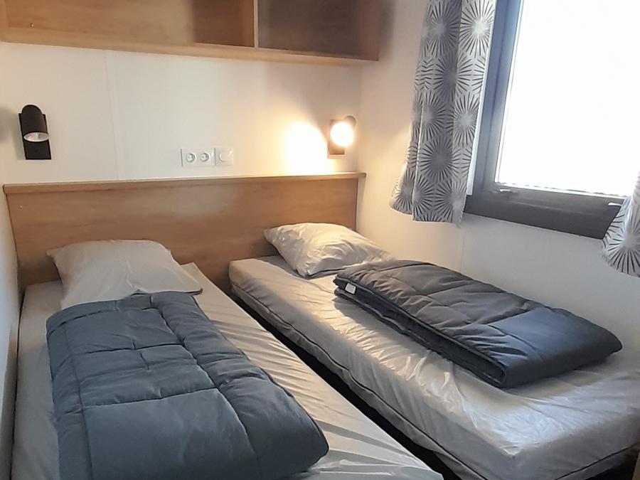 Mobilhome 6 personnes - Mobil-home Premium 3 chambres 37m² - 2 salles de bain + TV 6 pers 7