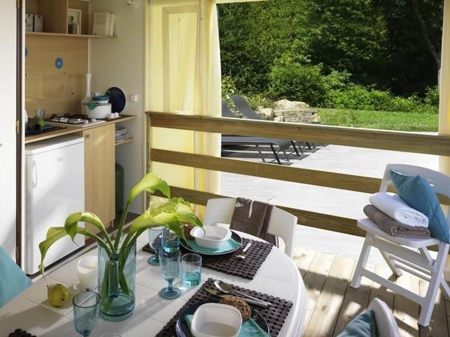 Bungalow toilé 4 personnes - Tit'Home 2 chambres 20,8 m² 5 pers 2