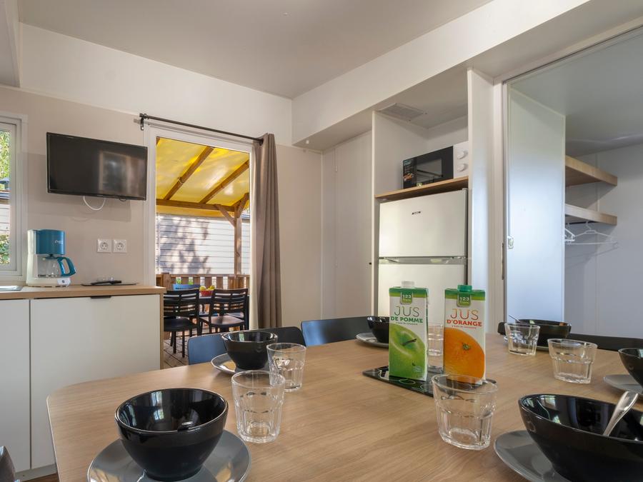 Mobilhome 6 personnes - Mobil-home PREMIUM 3 chambres > 32 m² 6 pers 2