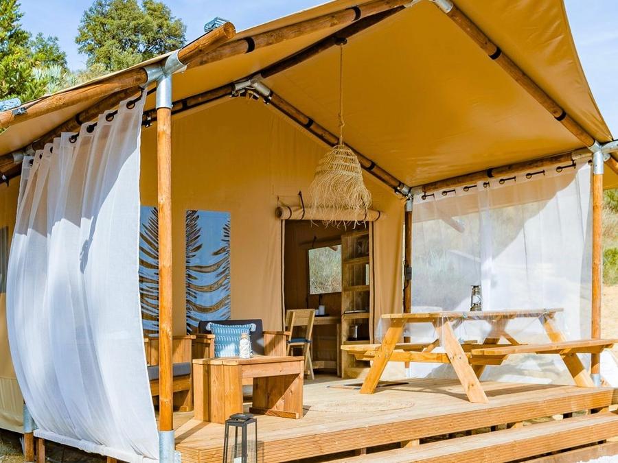 Hébergement 2 personnes - Wood lodge - 28M2 - 1 chambre + 1 salle de bain 2 pers 0
