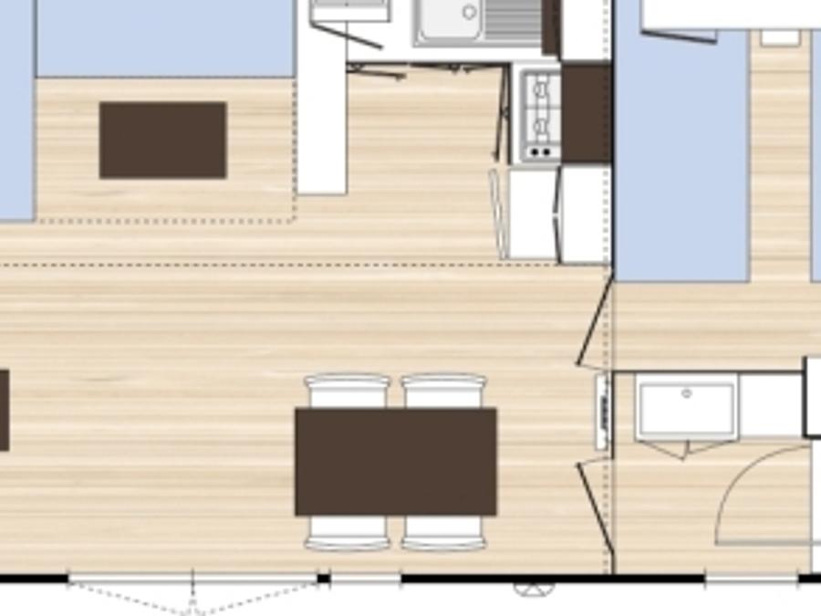 Mobilhome 4 personnes - Classique 2 chambres 8