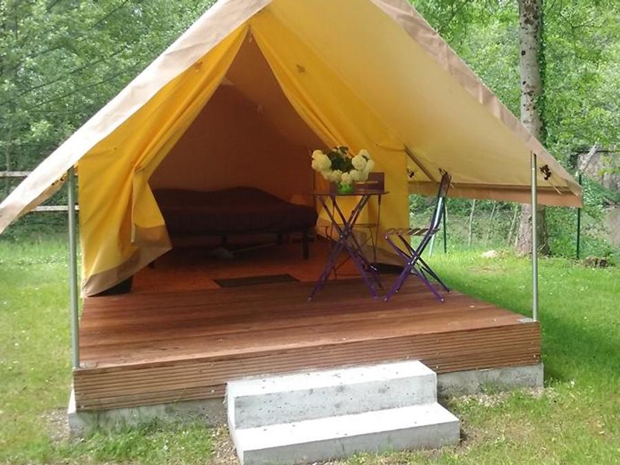 Tente en toile et en bois 2 personnes - Tente Canada Treck 2 pers 1