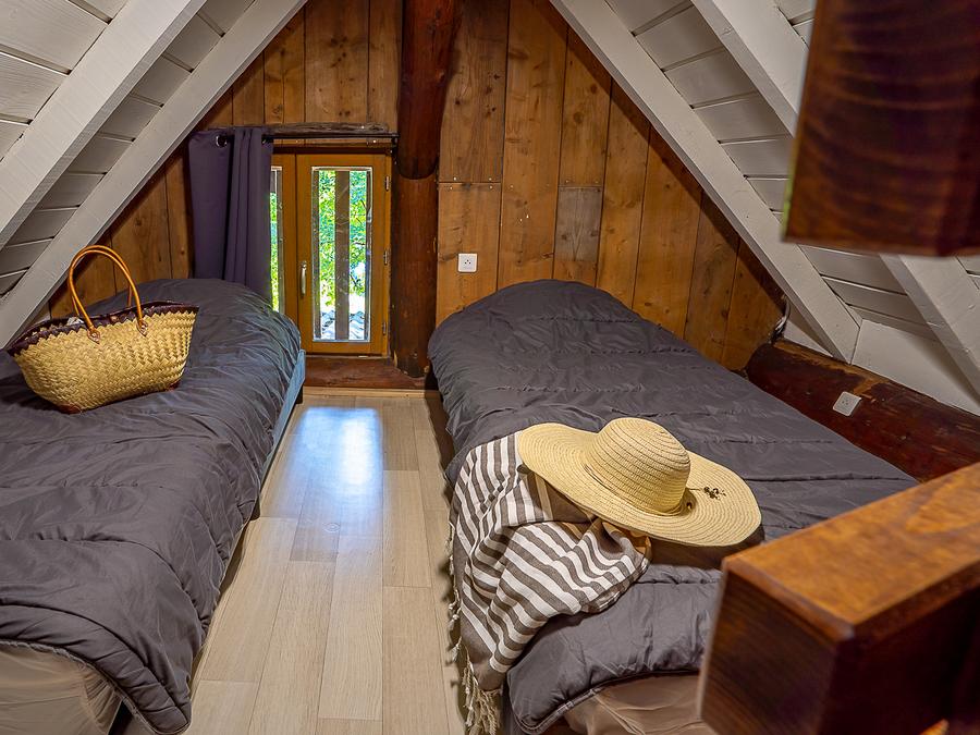Chalet 5 personnes - Chalet en rondins Petit 5 pers 12