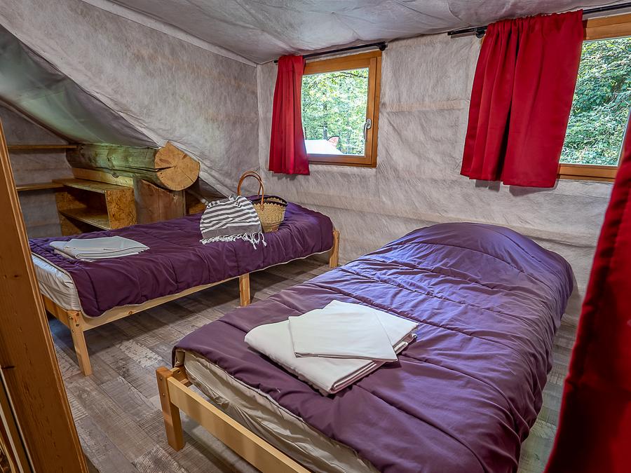 Chalet 5 personnes - Chalet en rondins Petit 5 pers 7