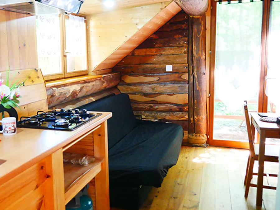 Chalet 5 personnes - Chalet en rondins Petit 5 pers 3