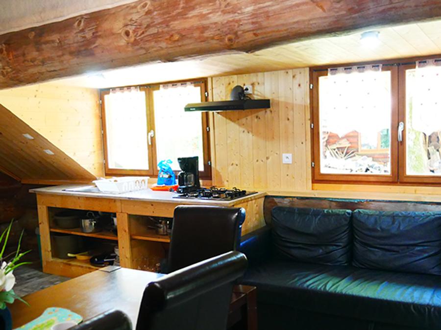 Chalet 5 personnes - Chalet en rondins Petit 5 pers 4