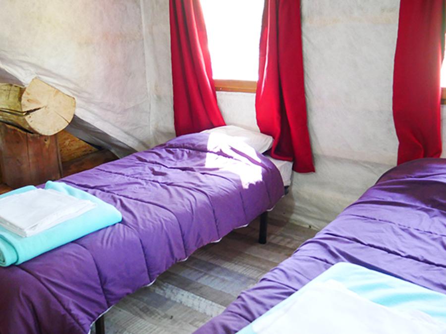 Chalet 5 personnes - Chalet en rondins Petit 5 pers 5