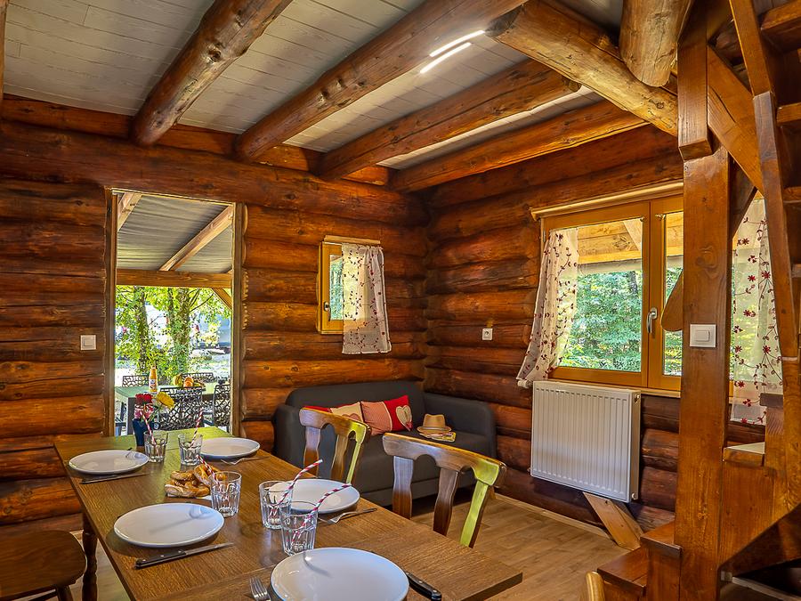 Chalet 5 personnes - Chalet en rondins Petit 5 pers 14