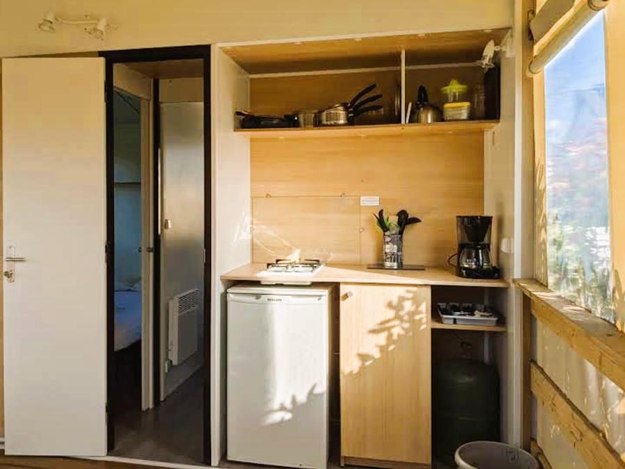 Tente en toile et en bois 4 personnes - LODGE (sans sanitaires) 2