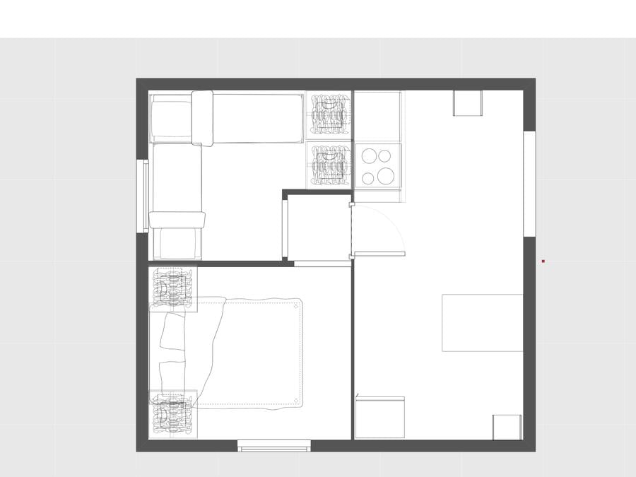 Tente en toile et en bois 4 personnes - LODGE (sans sanitaires) 5