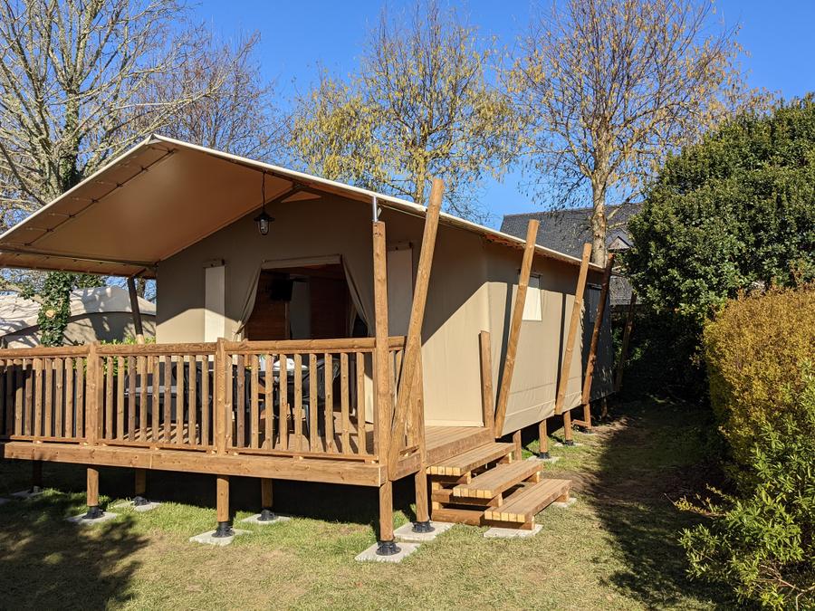 Tente en toile et en bois 6 personnes - LODGE GRAND CONFORT TIBYDI 0
