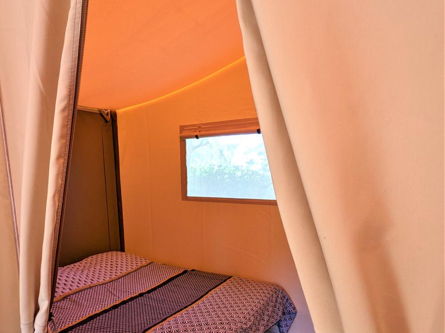 Tente en toile et en bois 6 personnes - LODGE GRAND CONFORT TIBYDI 5