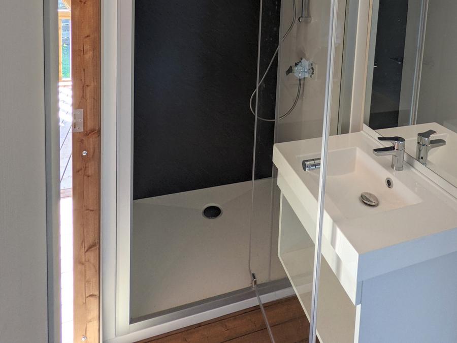 Tente en toile et en bois 6 personnes - LODGE GRAND CONFORT TIBYDI 6