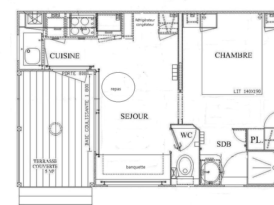 Chalet 2 personnes - DUO, 1 chambre 4