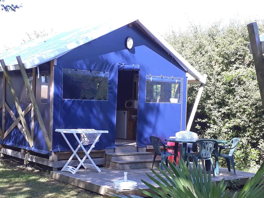 Tente en toile et en bois 4 personnes - Lodge Toilé 0