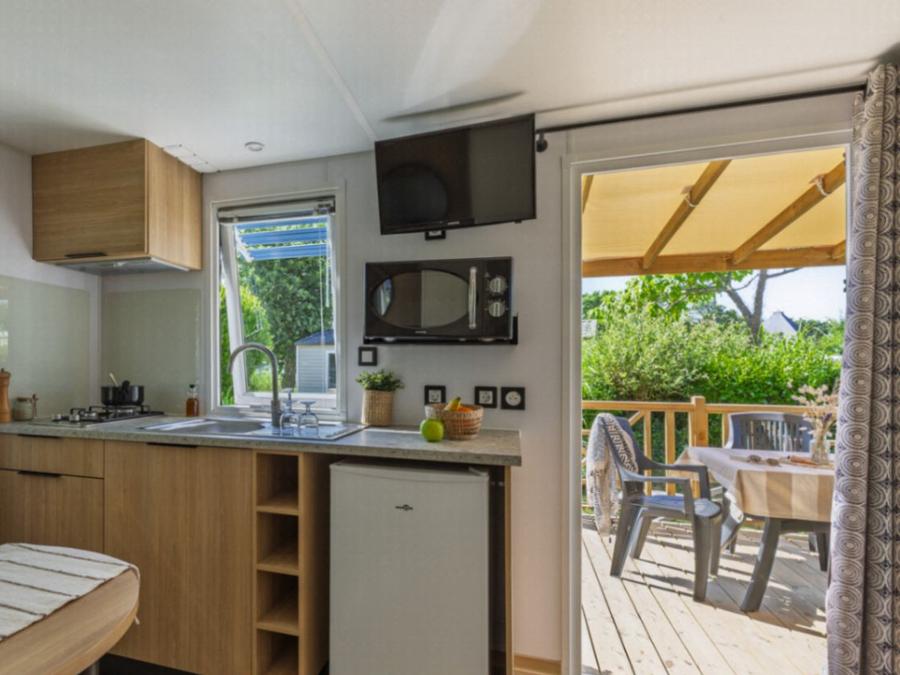 Mobilhome 3 personnes - Natura Duo - Quartier piéton - 2/3Pers 2Ch 20m2 2