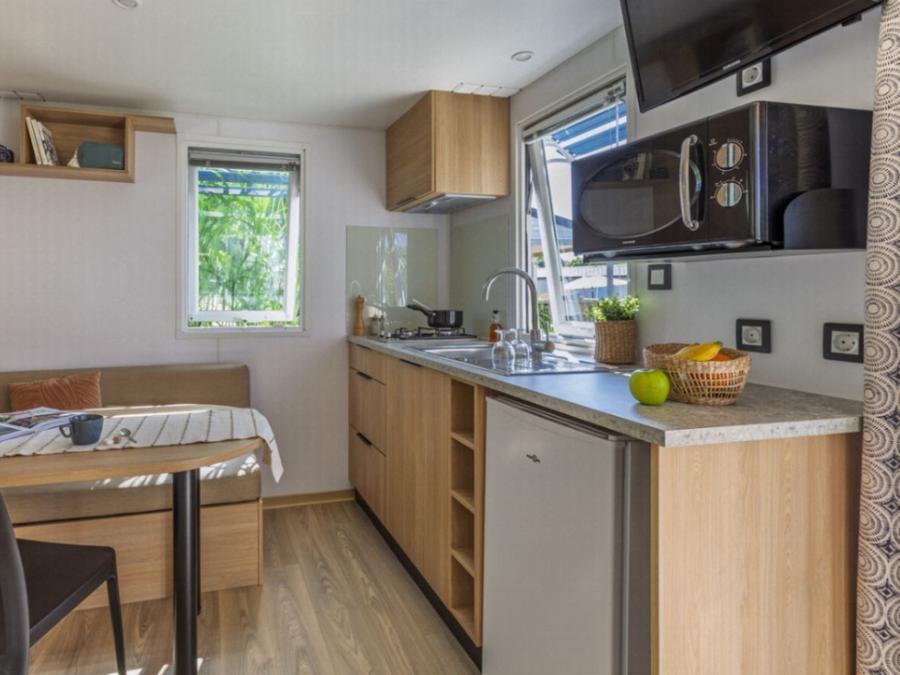 Mobilhome 3 personnes - Natura Duo - Quartier piéton - 2/3Pers 2Ch 20m2 6