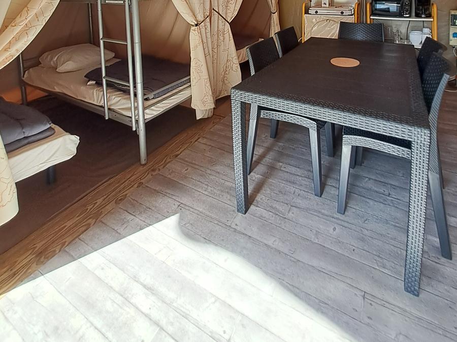 Tente en toile et en bois 5 personnes - Tente Lodge Standard - 2 Chambres 3