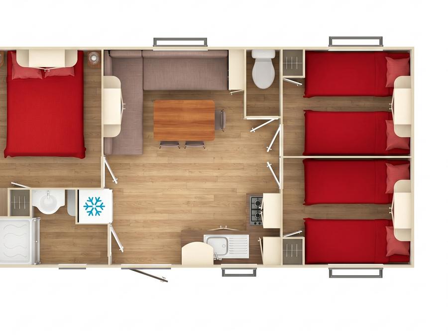 Mobilhome 6 personnes - CLIM 10