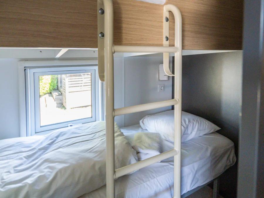 Mobilhome 6 personnes - Sunêlia Luxe Taos 3 chambres / 2 salles de bain 40m² - TV - LV - Terrasse couverte - Linge fourni 6