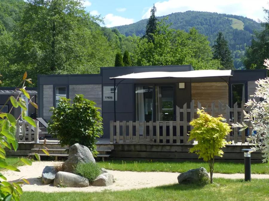 Mobilhome 4 personnes - Sunêlia Luxe Taos 2 chambres / 2 salles de bain 35m² - TV - LV - Terrasse couverte - Linge Fourni 0