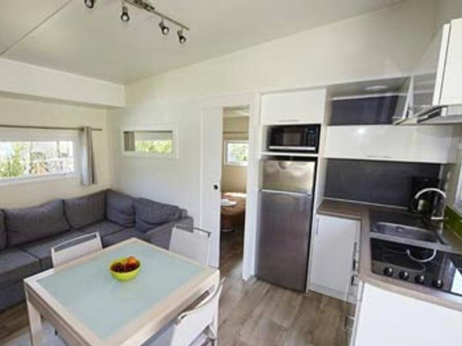 Mobilhome 4 personnes - Sunêlia Luxe Taos 2 chambres / 2 salles de bain 35m² - TV - LV - Terrasse couverte - Linge Fourni 2