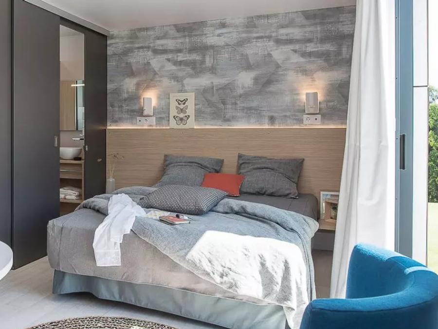Mobilhome 2 personnes - Sunêlia Luxe Taos 1 chambre 27m² - TV - Terrasse couverte - Linge fourni 1
