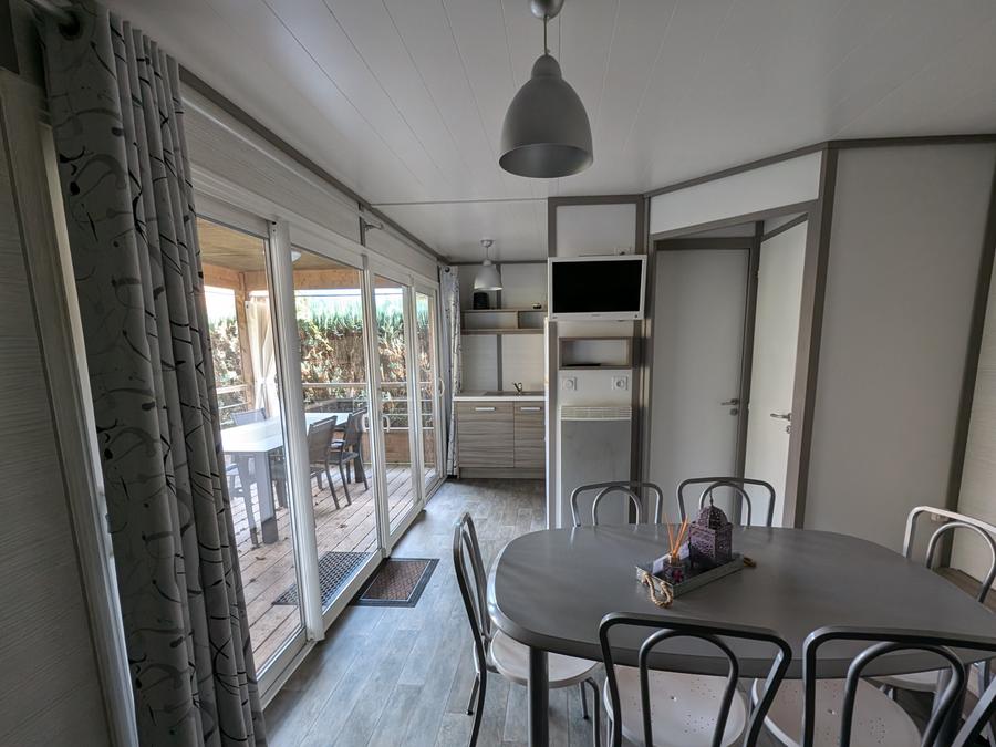 Mobilhome 4 personnes - Sunêlia Luxe Fabre 2 chambres 34m² - TV - LV - Terrasse couverte - linge fourni 3