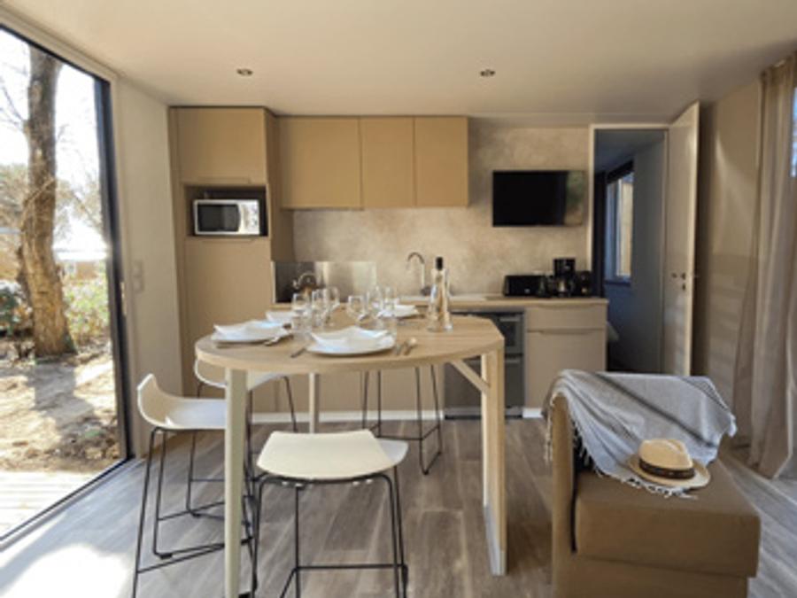 Mobilhome 6 personnes - Sunêlia Luxe Key West 3 chambres / 2 salles de bain 40m² - TV - LV - Terrasse - Linge fourni 4