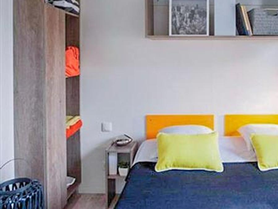 Mobilhome 5 personnes - Sunêlia Prestige Déclik 2 chambres 35m² - TV - Terrasse semi- couverte 5