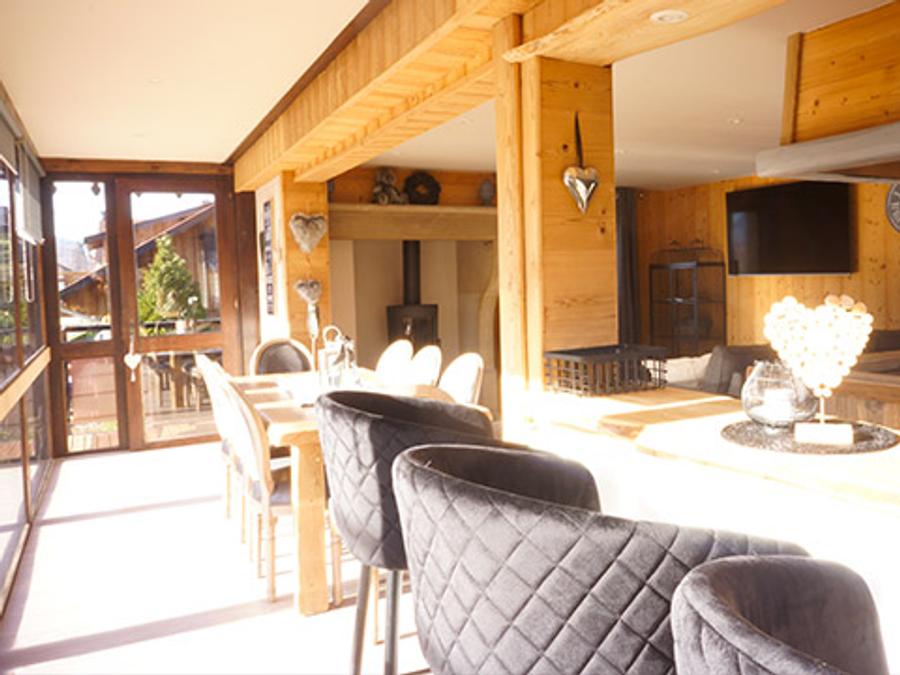 Chalet 6 personnes - Chalet de Charlène 3 chambres 120m² - TV - LV - Sauna Privatif - Terrasse couverte - Linge fourni 1
