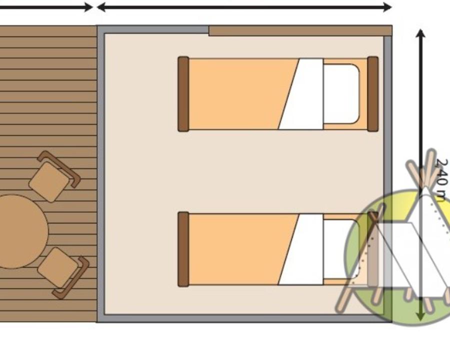 Tente 2 personnes - TENTE RANDO/CYCLO 6