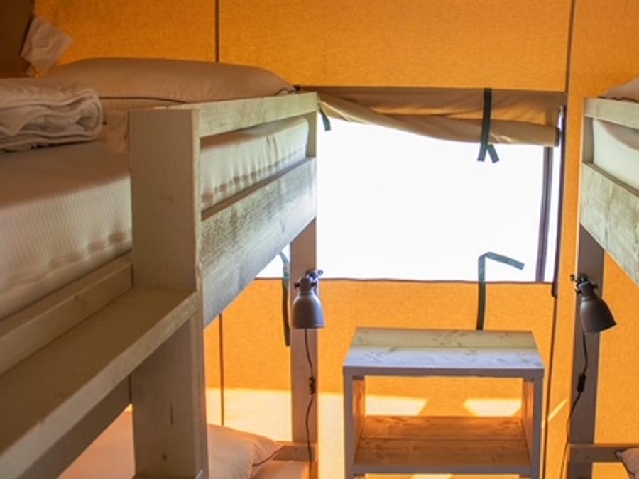 Tente en toile et en bois 6 personnes - ESTRELLA PARADIS Extra Lodge Nomad grand confort comme à la maison 35m2 - 6 personnes 4