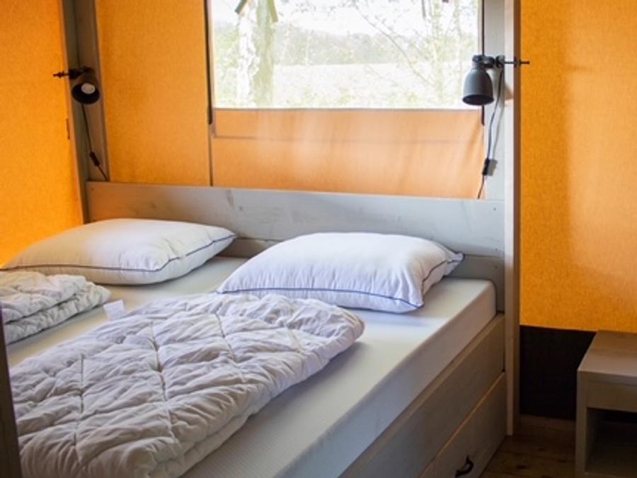 Tente en toile et en bois 6 personnes - ESTRELLA PARADIS Extra Lodge Nomad grand confort comme à la maison 35m2 - 6 personnes 3