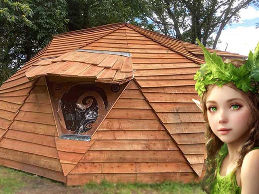 Hébergement 4 personnes - L'ALCHIMISTE géodésique confortable en bois 38m2 - 4 personnes 5