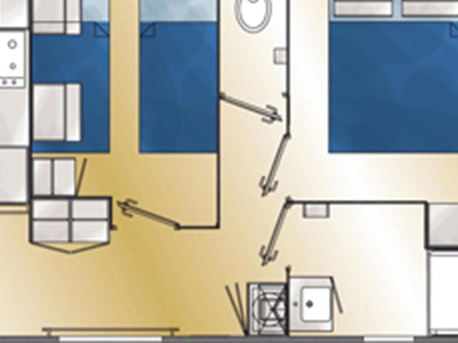 Mobilhome 4 personnes - 30m² 4 places 3