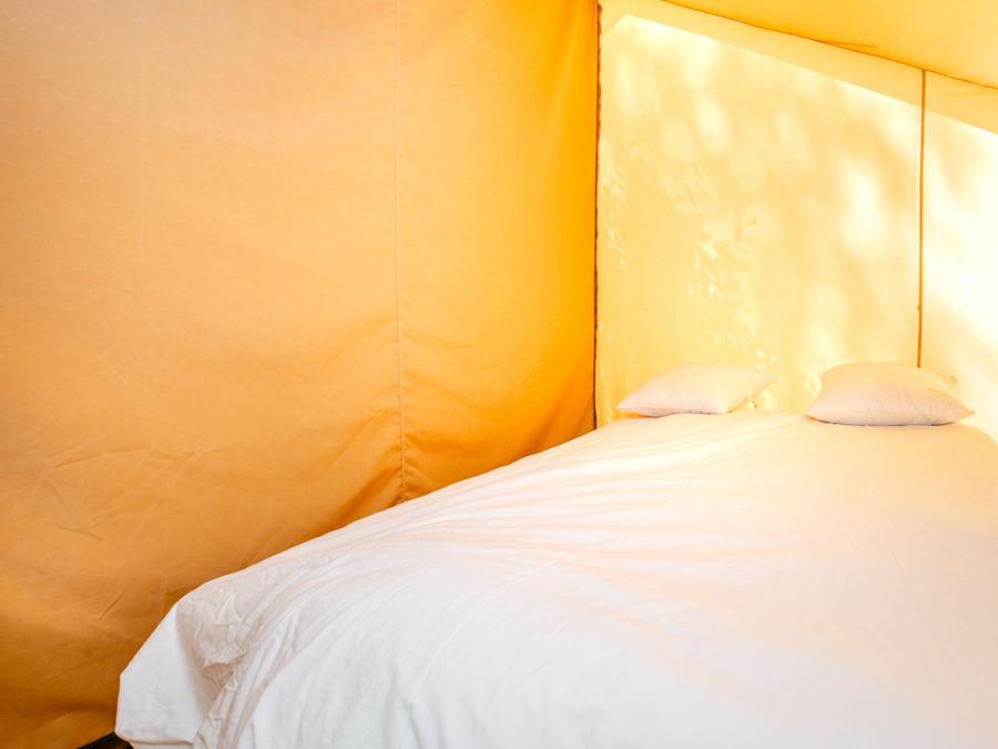 Tente en toile et en bois 4 personnes - Tente Lodge 10 + 20 m² - 2 chambres / sans sanitaires 11