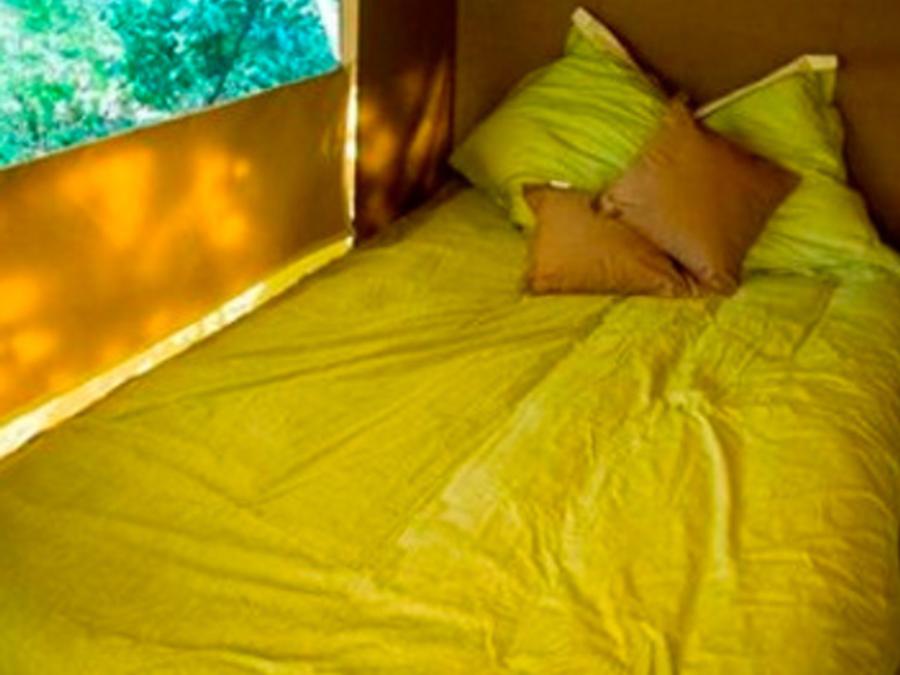 Tente en toile et en bois 4 personnes - Tente Lodge 10 + 20 m² - 2 chambres / sans sanitaires 6