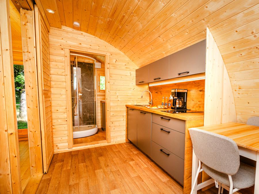 Hébergement 4 personnes - Pod double - 30m² - 2 chambres 4pers 7