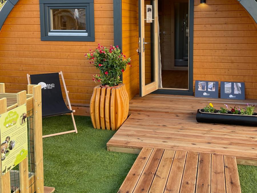 Hébergement 4 personnes - Pod double - 30m² - 2 chambres 4pers 0