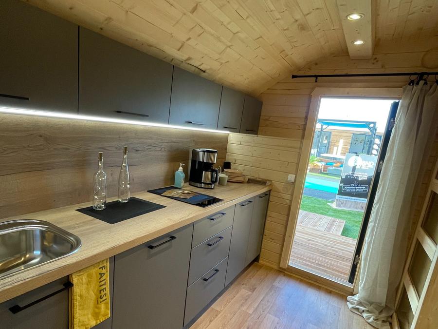 Hébergement 4 personnes - Pod double - 30m² - 2 chambres 4pers 3