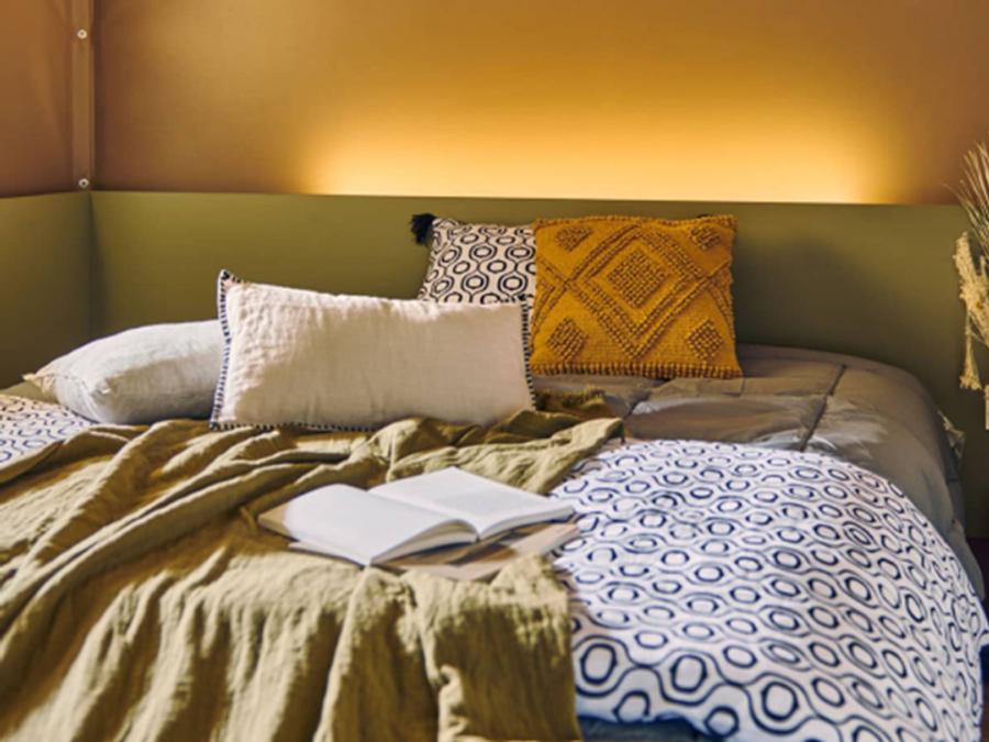 Tente en toile et en bois 5 personnes - Wood Lodge - 2 chambres - sans sanitaires 5 pers. 5